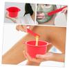 NOLITOY 2sets Wax Warmer Bowls Silicone Hair Removal Wax Warmer Pot Replacement Bowl for Waxing view 3