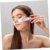 NOLITOY 2pcs Stainless Steel Makeup Spatulas Skincare Tools Small Facial and Eye Spatulas Gua Sha Facial Tools Reusable Beauty Scoop view 2