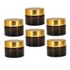 AUTSUPPL 6pcs Refillable Travel Bottles Tea Cream Bottles Leakproof Cap for Body Butter Storage view 1