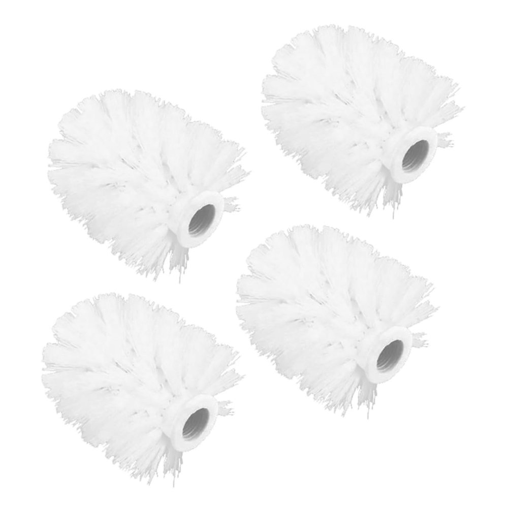 WATIIFUFU 4pcs Toilet Brush Replacement Heads Durable Bathroom Cleaning Tool for Effortless Toilet Maintenance Home Hotel Office and More