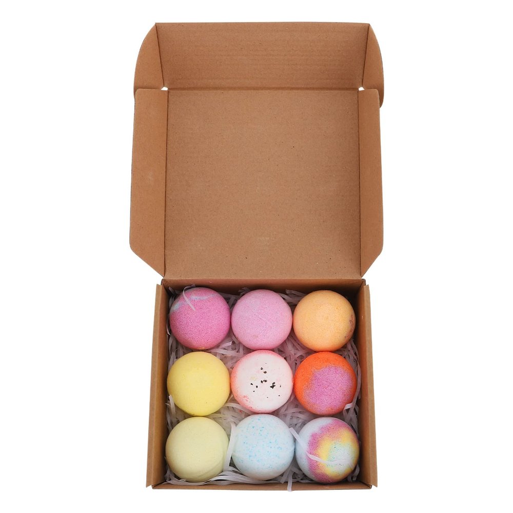 NOLITOY 9pcs Bath Salt Infused Exfoliating for Relaxation and Skin Nourishment Shower Each