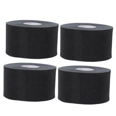 NOLITOY 4rolls Stretchy Barber Neck Protection Paper Flexible Collar Strips for Hair Cutting Salon Home Use Safe and Skin-friendly Per