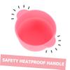 Healeved 2pcs Waxing Bowl for Hair Removal Silicone Bowl Scale Wax Warmer Pot Replacement Random Color view 2