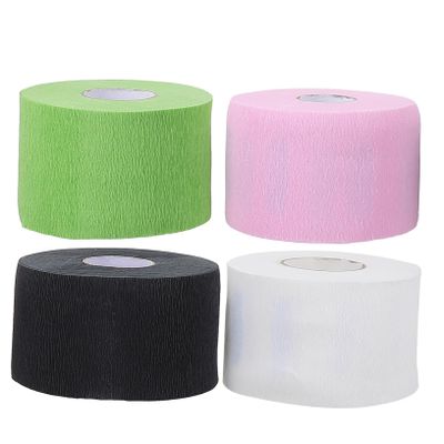 Ipetboom 4rolls Stretchy Barber Neck Strips Neck Protection Paper for Hair Salon Easy to Use Absorb Moisture Comfortable Fit Hair Cutting and Styling