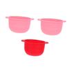 NOLITOY 3pcs Hard Wax Beans Melting Bowl Hair Removal Accessory for Face Underarm Nose Body Waxing Random Color view 1