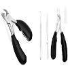 5 in 1 Black Professional Thick Toenail Clippers Set view 1