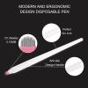 5 Pcs Disposable Microblading Pen Set  Precision Eyebrow Tattoo Tools with Multiple Blade Sizes  Ideal for Permanent Makeup Artists,& Eyebrow Shaping (White pen - Pink Flex-U21-5pcs) view 3