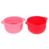 SKISUNO 2pcs Silicone Wax Melting Bowl for Hair Removal Non-stick Wax Warmer Bowl for Home Use Waxing Tool for Face Armpit Nose Hair Removal view 1