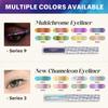 CHARMACY Chameleon Liquid Eyeliner, Liquid Glitter Eyeliner, Highly Pigmented, Metallic MultiColor Shifting waterproof Eyeliner, Ultra-Fine Tip, Longwearing, Smudge-proof (#308) view 4
