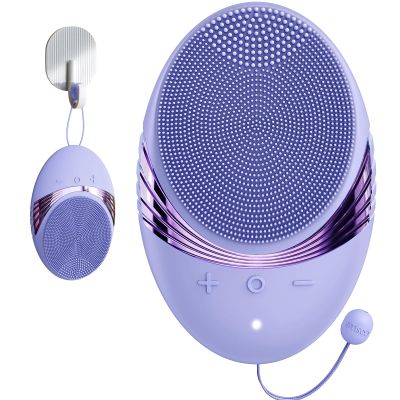 COSLUS Face Scrubber Facial Cleansing Brush: 5 Cleansing Modes Silicone Face Wash Scrubber for Women Skin Care, Sensitive Skin - Deep Cleansing & Gentle Exfoliating, Portable for Shower & Travel