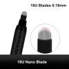 5 Pcs Disposable Microblading Pen Set  Precision Eyebrow Tattoo Tools with Multiple Blade Sizes  Ideal for Permanent Makeup Artists,& Eyebrow Shaping (Black pen - Black Flex-U18-5pcs) view 3
