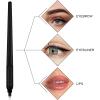 5 Pcs Disposable Microblading Pen Set  Precision Eyebrow Tattoo Tools with Multiple Blade Sizes  Ideal for Permanent Makeup Artists,& Eyebrow Shaping (Black pen - Black Flex-U18-5pcs) view 4