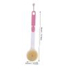 Ipetboom Practical Handle Bath Brush Soft Bristles for Comfortable Grip for Effortless Use for Exfoliating and Removing Dirt for Shower and Bath view 3