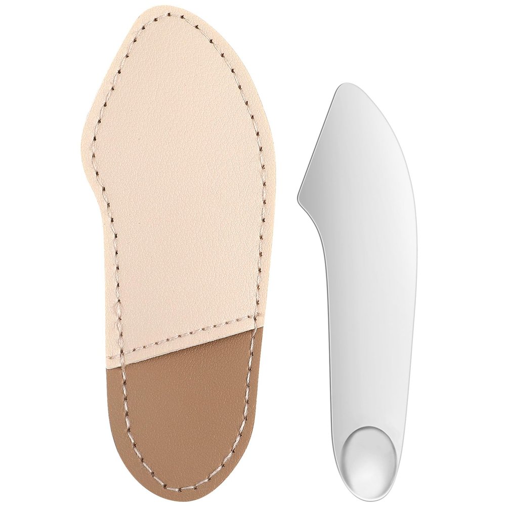 HONMEET Stainless Steel Makeup Foundation Scoop Face Women Deplaning Tool Beauty Makeup Tool