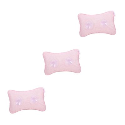 3 Pcs Bathtub Suction Cup Headrest Pillows Bath Accessories Spa Bathtub Pillow Shower Neck Pillow Bath Headrest Bath Pillow Bath Spa Pillow Mesh Bathtub Pillow Polyester Mesh Ipetboom