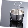 TOVINANNA Shaving Set Stainless Steel Bowl and Stand Unique Design for Men Easy to Organize Shaving Tools for Fathers and Boyfriends view 3