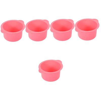SOESFOUFU 5pcs Hair Removal Wax Warmer Bowl Silicone Replacement Liner for Face Hair Removal