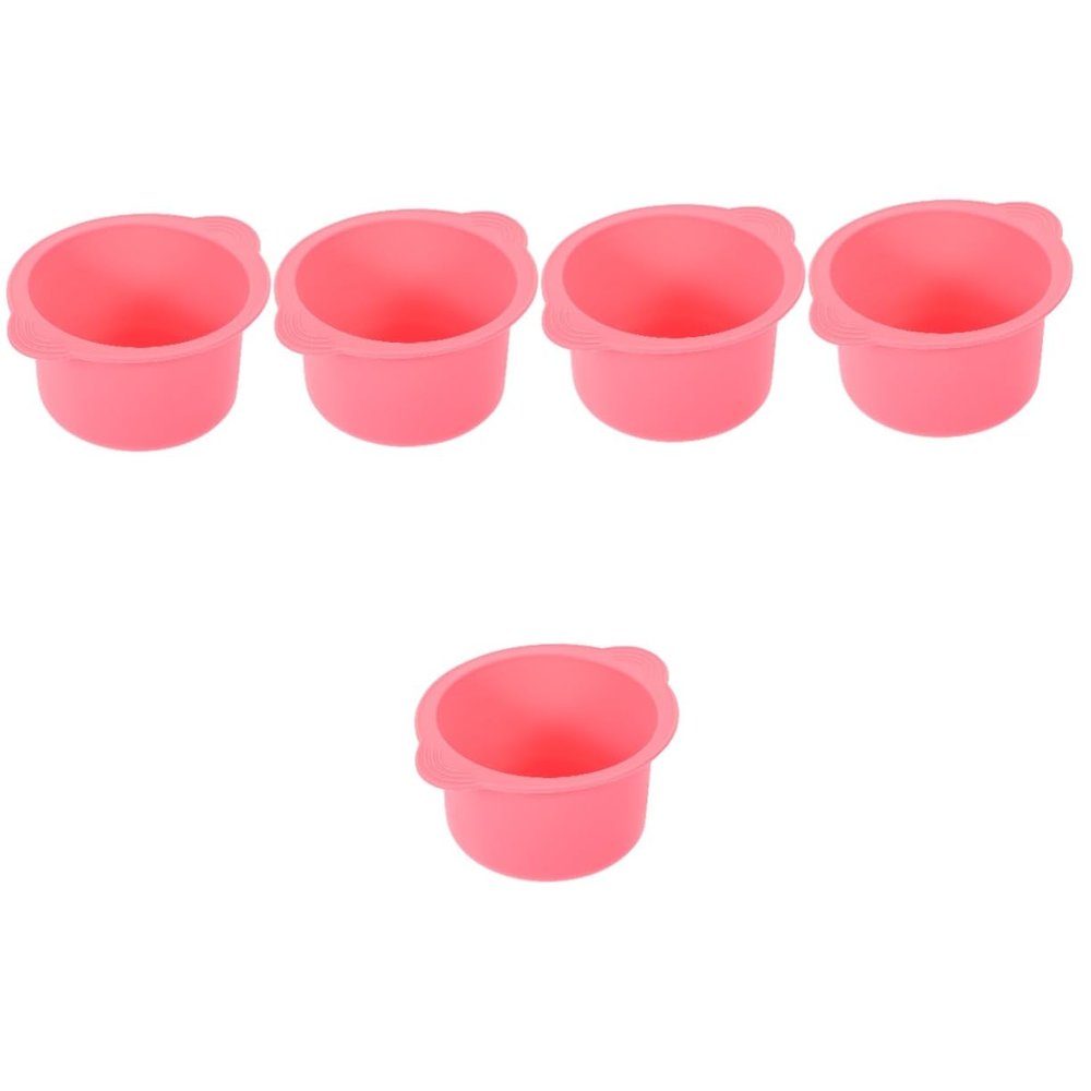 SOESFOUFU 5pcs Hair Removal Wax Warmer Bowl Silicone Replacement Liner for Face Hair Removal