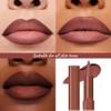 JUAAZIN Reddish Brown Gradient Matte Lip Liner Pencil Crayon for Women - Waterproof Smudge-Proof Kissproof Long-Wear Lip Pencil,Flawless Contour Ombre Effect Lip Crayon,Creamy Pigmented Lip Liner 03# view 3
