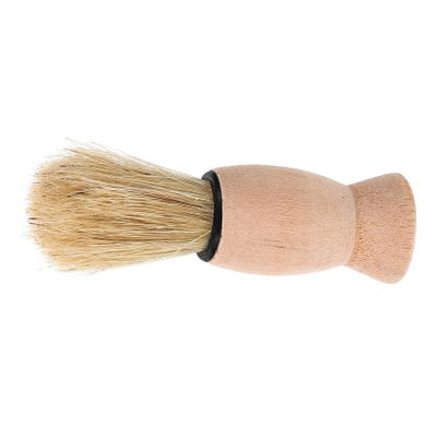 FOMIYES Men's Beard Duster Brush Portable Hair Grooming Tool with Soft Bristles for Gentle Brushing Retro Design for Barbershop Home Use for Beard and Hair Cleanup