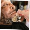 FOMIYES Men's Beard Duster Brush Portable Hair Grooming Tool with Soft Bristles for Gentle Brushing Retro Design for Barbershop Home Use for Beard and Hair Cleanup view 4