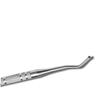 minkissy 2pcs Stainless Steel Cuticle Remover and Nail Clipper for Manicure Pedicure Ergonomic Design with Curved Handle Dual-sided Nail Cleaner Silver view 1