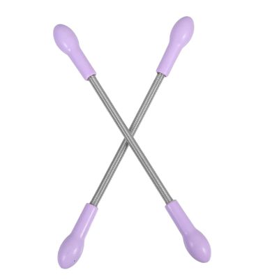 minkissy 2pcs Portable Facial Hair Remover Stainless Steel Spring Epilator for Quick Hair Extraction Threading Tool for Women Upper Lip Chin and Cheeks