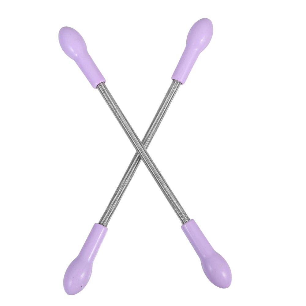 minkissy 2pcs Portable Facial Hair Remover Stainless Steel Spring Epilator for Quick Hair Extraction Threading Tool for Women Upper Lip Chin and Cheeks