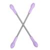minkissy 2pcs Portable Facial Hair Remover Stainless Steel Spring Epilator for Quick Hair Extraction Threading Tool for Women Upper Lip Chin and Cheeks view 1