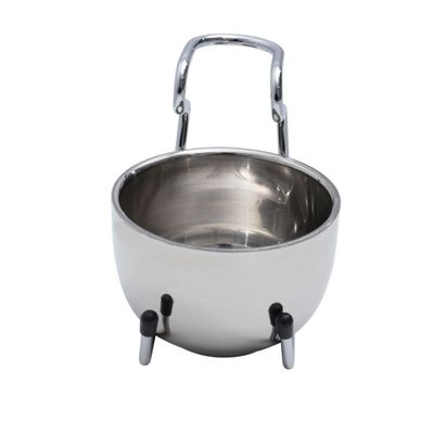 FOMIYES Stainless Steel Shaving Set Bowl Stand Unique Design for Men for Wet Shaving for Father Day Birthdays