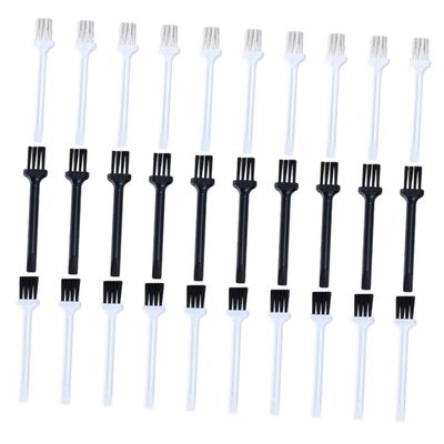 Gogogmee 60pcs Anti-static Cleaning Brush for Keyboards Laptops and Electronics for Dust Removal Gap Cleaning and Static Electricity Control Versatile Plastic Brushes Black White and