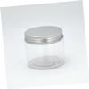 Gogogmee 3pcs Travel Cream Jars Transparent Plastic Sample Containers for Skin Care for Lotion Storage and Cosmetic Mixing view 2