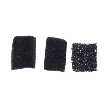 Gogogmee 3pcs Special Effect Makeup Sponge Dense Stipple Sponge for Wounds and for Halloween Face Cosplay and Special Effects Makeup Black