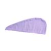 Baluue 70g Microfiber Hair Drying Towel Wrap Ultra Absorbent Fast Drying Cap for Long Hair Lightweight and Comfortable for Home Gym and Travel Purple Color view 1
