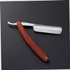 FOMIYES Straight Razor for Men Handmade Stainless Steel Natural Wood Single Blade for Barbershops and Travel for Beard and Sideburns Shaving view 4