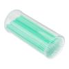FOMIYES 100pcs Green Micro Brush Applicators for Eyelash Adhesive Gentle Removal Tool No Soak Required Lash Tweezer Eyelash Glue Holder view 1