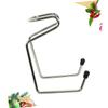 Ipetboom Durable Shaving Brush Rack Alloy Safety Razor Stand for Easy Drying and Cleaning Space-saving Design for Bathroom Use view 3