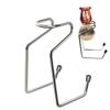Ipetboom Durable Shaving Brush Rack Alloy Safety Razor Stand for Easy Drying and Cleaning Space-saving Design for Bathroom Use view 4