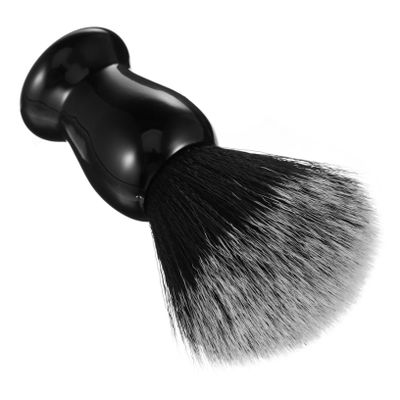 HONMEET Double Nylon Beard Brush Handle for Grooming and Lathering Essential Personal Care Tool for Men Beard and Maintenance