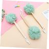Baluue 3pcs Eco-Friendly Nylon Body Brush Long Handle Bath Balls Shower Back Scrubber Bath Massage Back Flower Towels Tub Cleaner view 2
