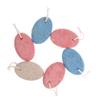 FRCOLOR 6pcs Double-Sided Foot Pumice Stones for Removal Home Pedicure Tool for Smooth Feet Promotes Circulation and Relieves Fatigue Mixed Colors view 1