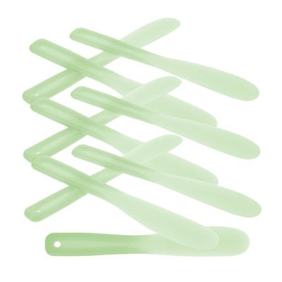 NOLITOY 20pcs Silicone Makeup Mixing Tools Facial Beauty Spatula for Cosmetics Foundation Nail Salons