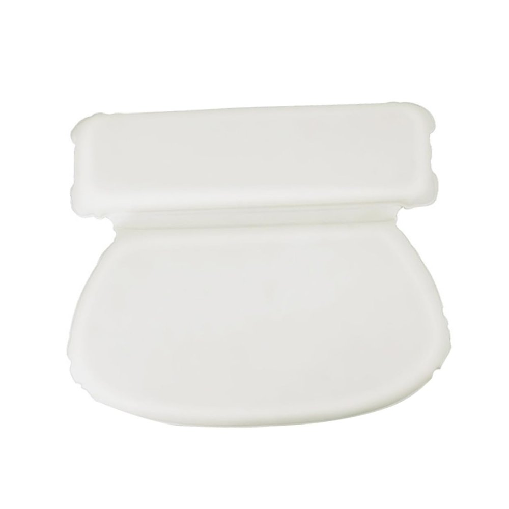 Baluue Pu Sponge Round Suction Bath Pillow for Bathtub Comfortable Spa Headrest Easy Installation Suitable for Adults and Boys and Girls Relaxing Bath Cushion for Tub