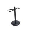 Ipetboom Beard Shaving Tools Rack Zinc Alloy Razor Holder with Dual Bracket Design Black Shaving Stand for Tidying up Bathroom Essentials view 1