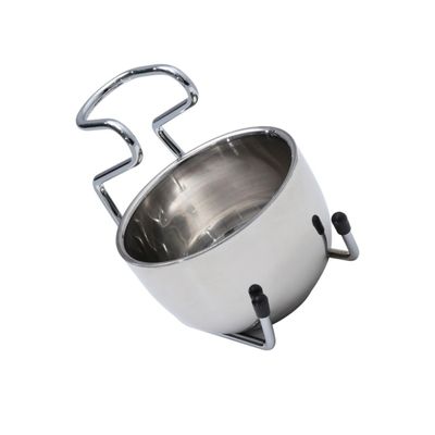 Didiseaon Shaving Men Stainless Steel Bowl and Stand Unique Design for Organized Wet Shaving Grooming Accessory for Fathers and Boyfriends