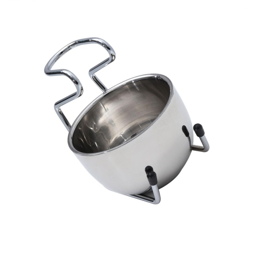Didiseaon Shaving Men Stainless Steel Bowl and Stand Unique Design for Organized Wet Shaving Grooming Accessory for Fathers and Boyfriends