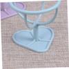 Baluue 3pcs Makeup Sponge Holder Rack Powder Puff Storage Shelf for Drying and Organizing Beauty Tools Random Design for Makeup Lovers view 2