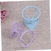 Baluue 3pcs Makeup Sponge Holder Rack Powder Puff Storage Shelf for Drying and Organizing Beauty Tools Random Design for Makeup Lovers view 4