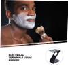FOMIYES Acrylic Bearded Brush Holder and Razor Stand Portable Design for Safe and Elegant Storage of Shaving Brush and Razor Fit for Models view 2