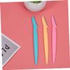 FRCOLOR 24pcs Stainless Steel Manual Eyebrow for Women and Men Precise Eyebrow Trimmers for Easy Shaping and Grooming view 4